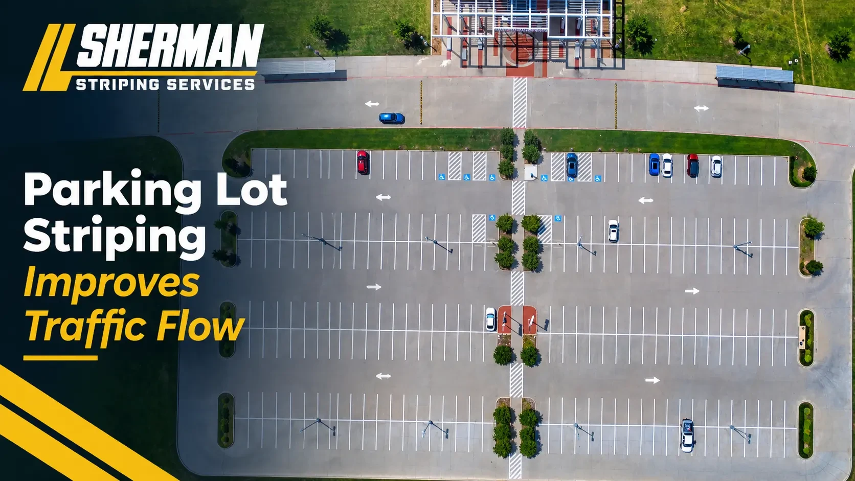 How Parking Lot Striping Improves Traffic Flow on Commercial Properties